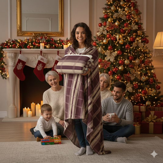 Luxury Pattern Sherpa Fleece Blanket