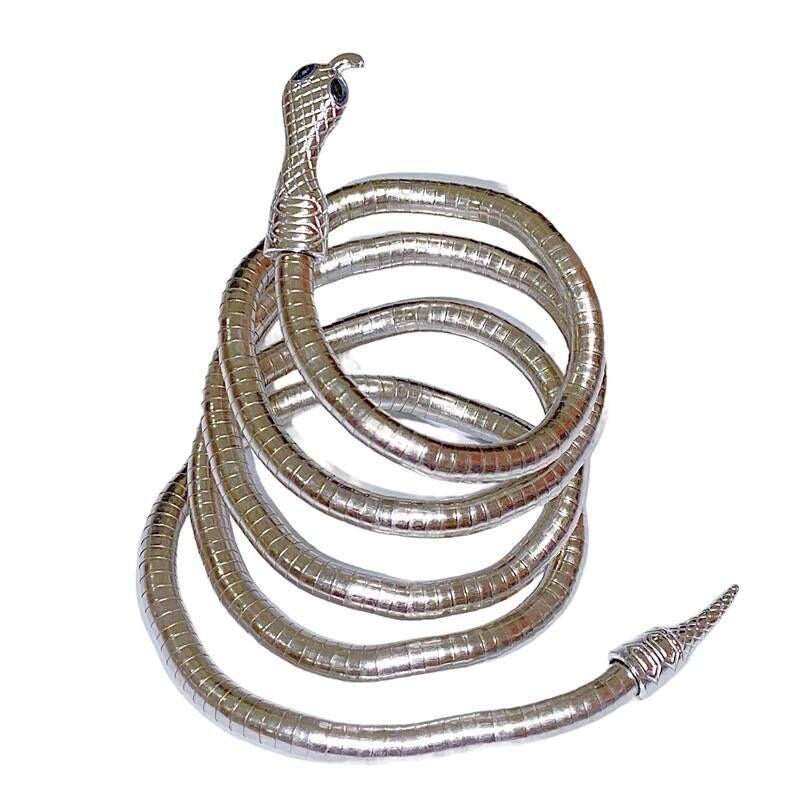 Serpentine Convertible Snake Necklace – 90cm