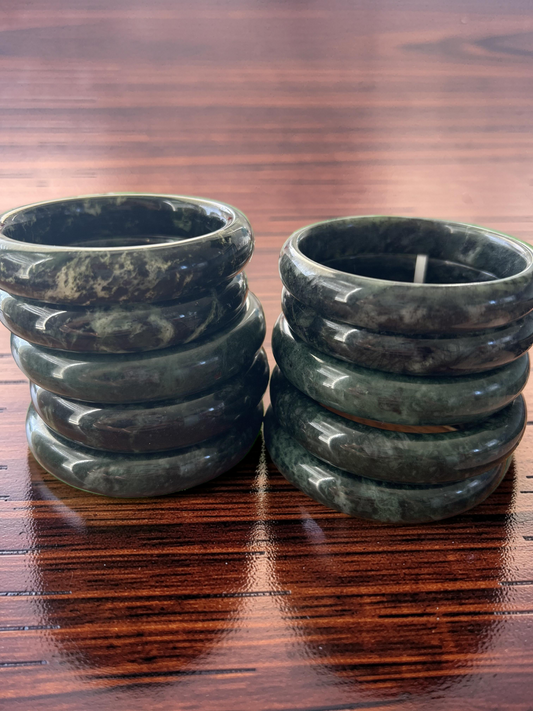 Nephrite Jade Nymph Bangle | Medicine King Stone