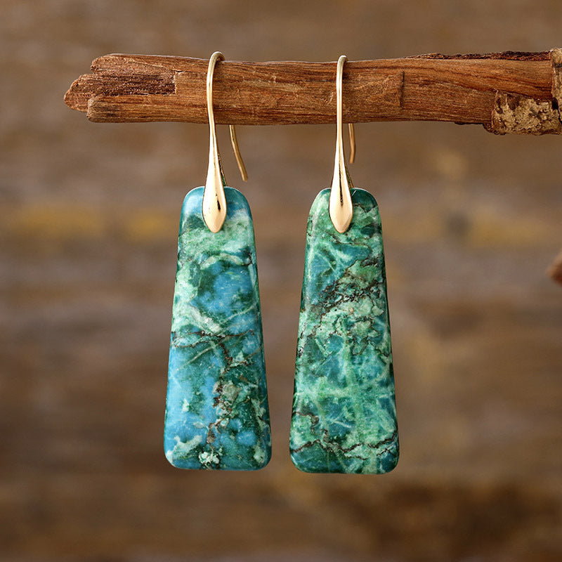 Bohemian Natural Stone Earrings