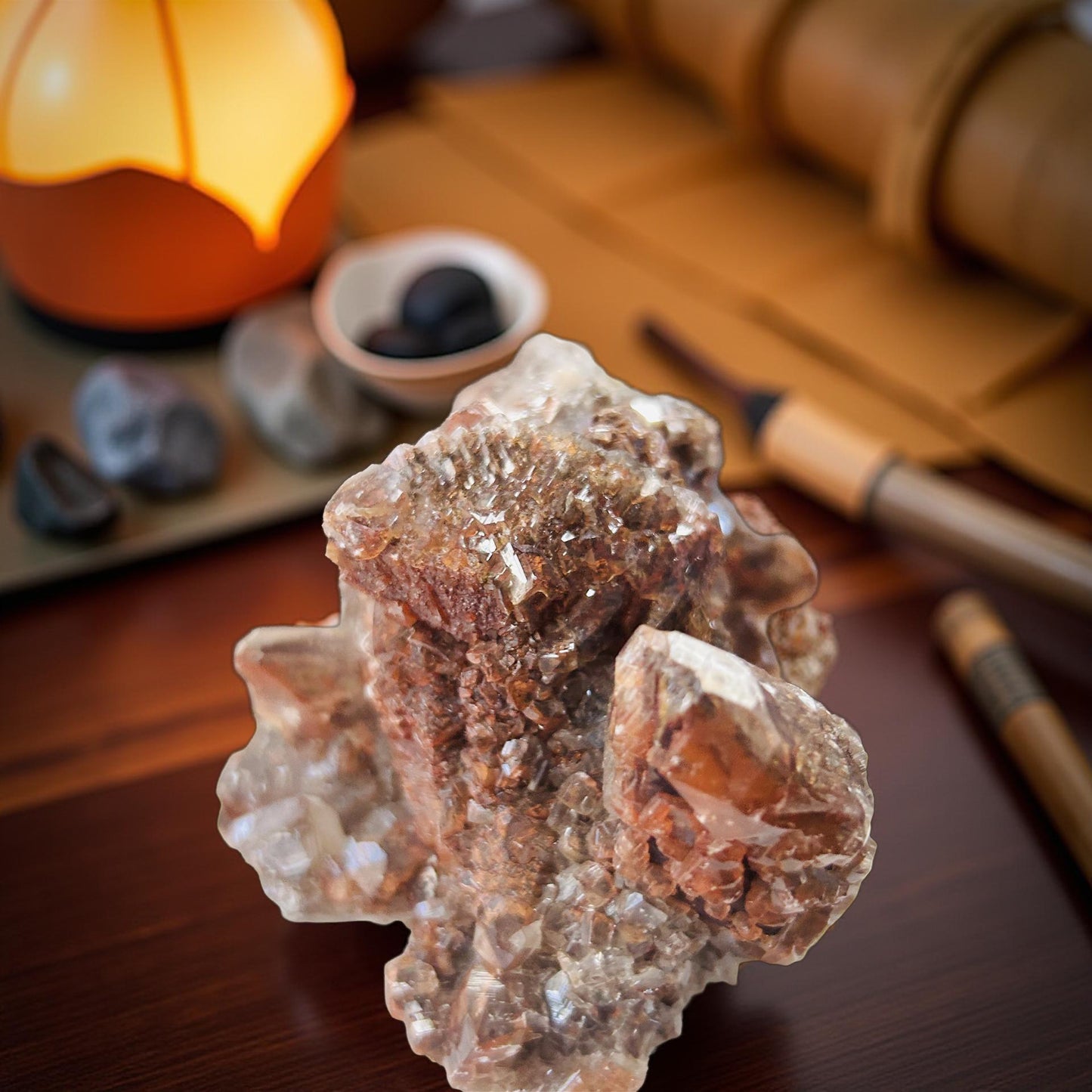 Raw Bladed Barite Crystal Cluster | Natural Mineral Specimen | 3.4” L x 2.50” W | 10.92 oz