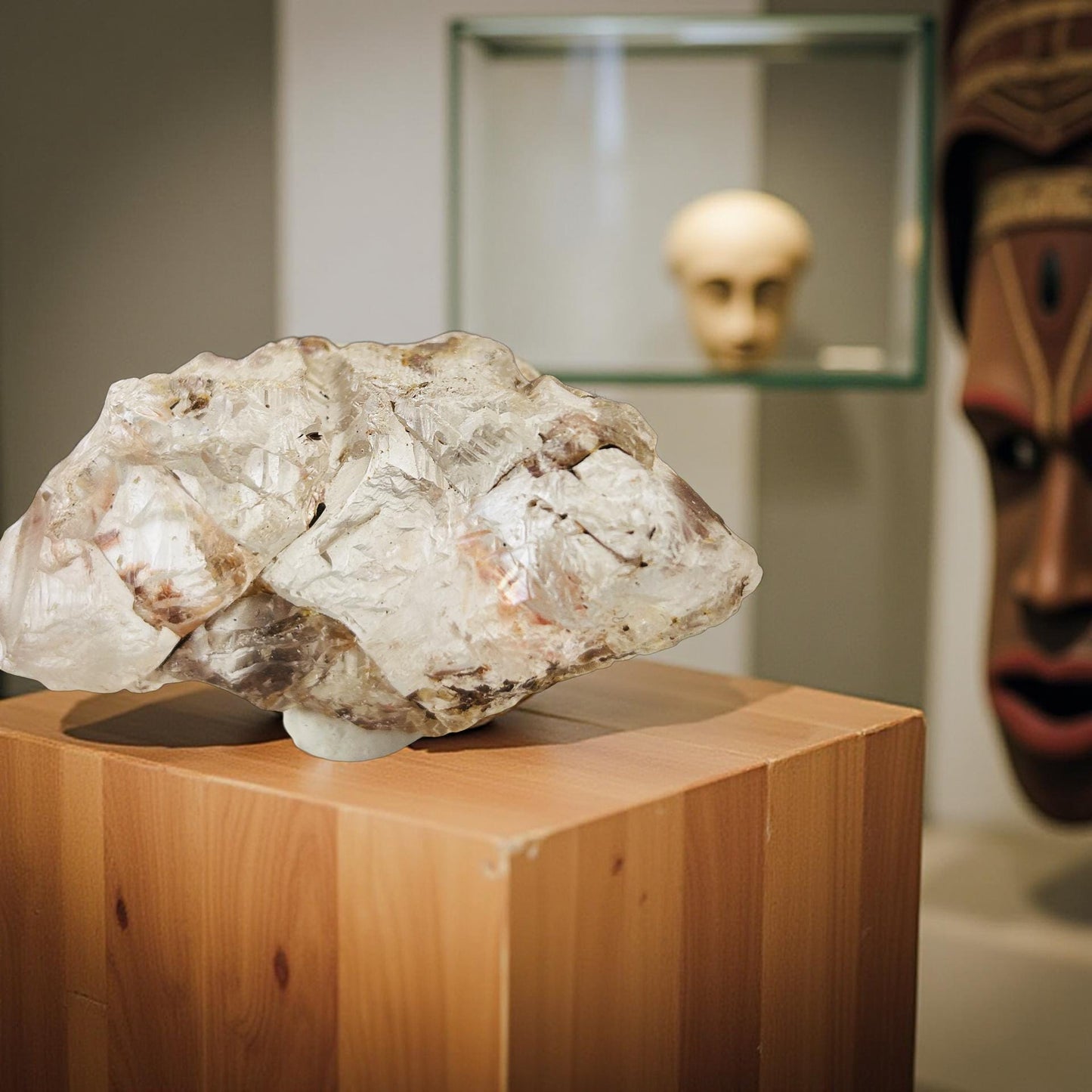 Raw Golden Healer Quartz Specimen: High-Vibrational Healing Stone