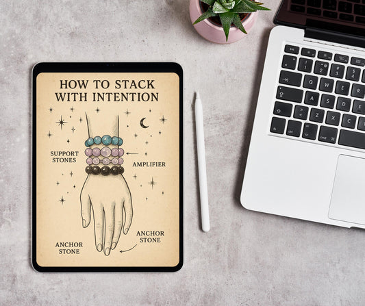 Crystal Bracelet Spell Guide: Beginner's PDF Spellbook (Digital Download)