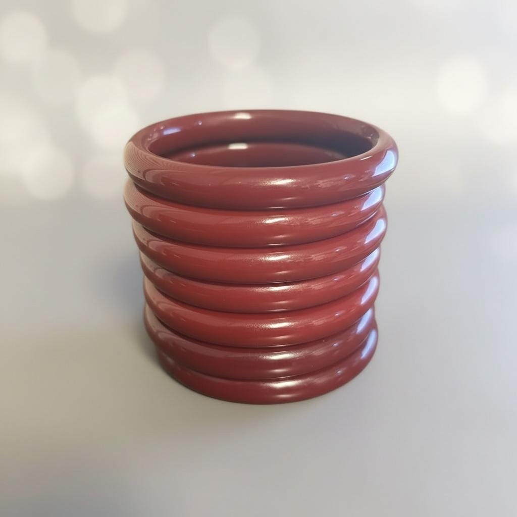 1pc Wine Red Chalcedony Agate Bangle Bracelet