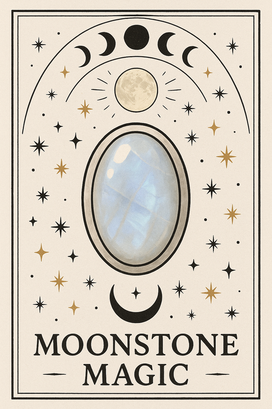 🌕 Moonstone Magic: The Crystal for New Beginnings, Intuition & Emotional Alchemy
