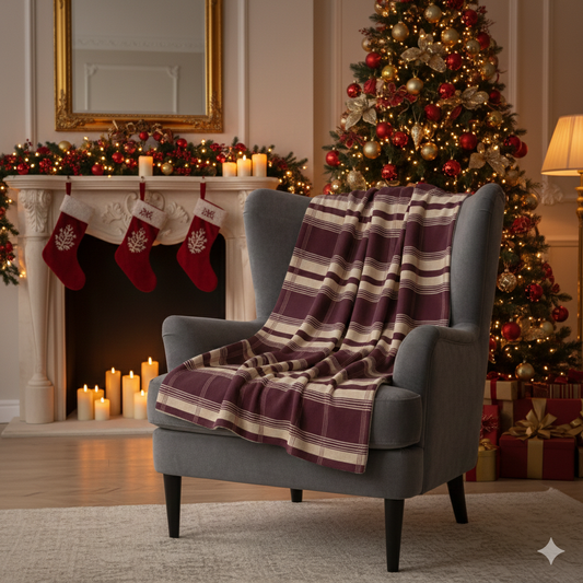 Luxury Pattern Sherpa Fleece Blanket