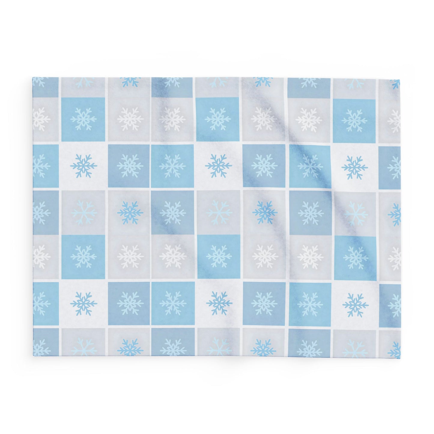 Cozy Winter Fleece Blanket - Snowflake Pattern, Perfect for Cold Nights, Home Decor, Gift for Him/Her, Holiday Blanket, Snuggle Up!