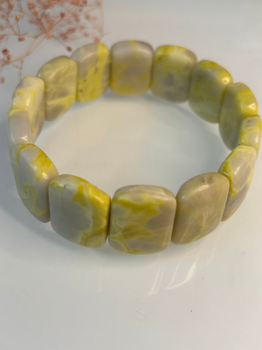 18cm Cauliflower Jade Bangle Bracelet - GreenJade Bracelet - Jade Bracelet - Chinese Green Jade - Gift for her Crystal Bangle - Jade Gift
