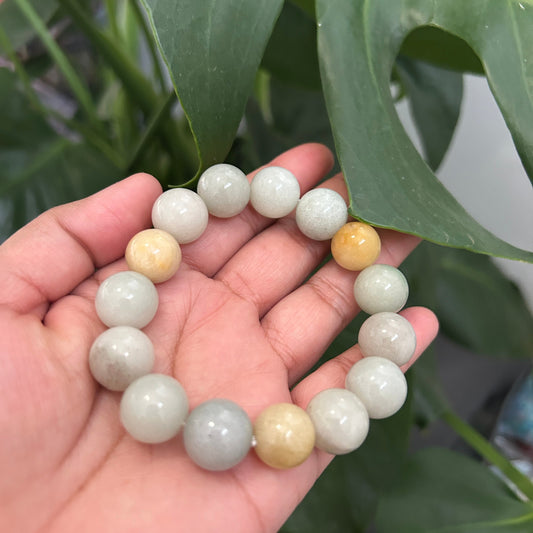 Gorgeous Jade bracelet Pastel 3 color Real Jadeite Bracelet Good Luck Money Good Fortune Love Happy Joy Perfect Gift for her New