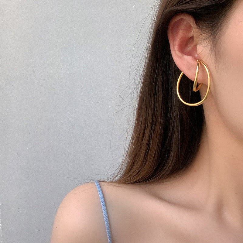 Spiral Ear Cuff Earrings