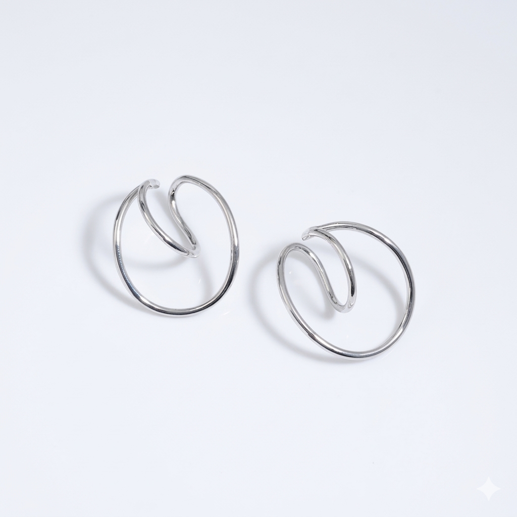 Spiral Ear Cuff Earrings