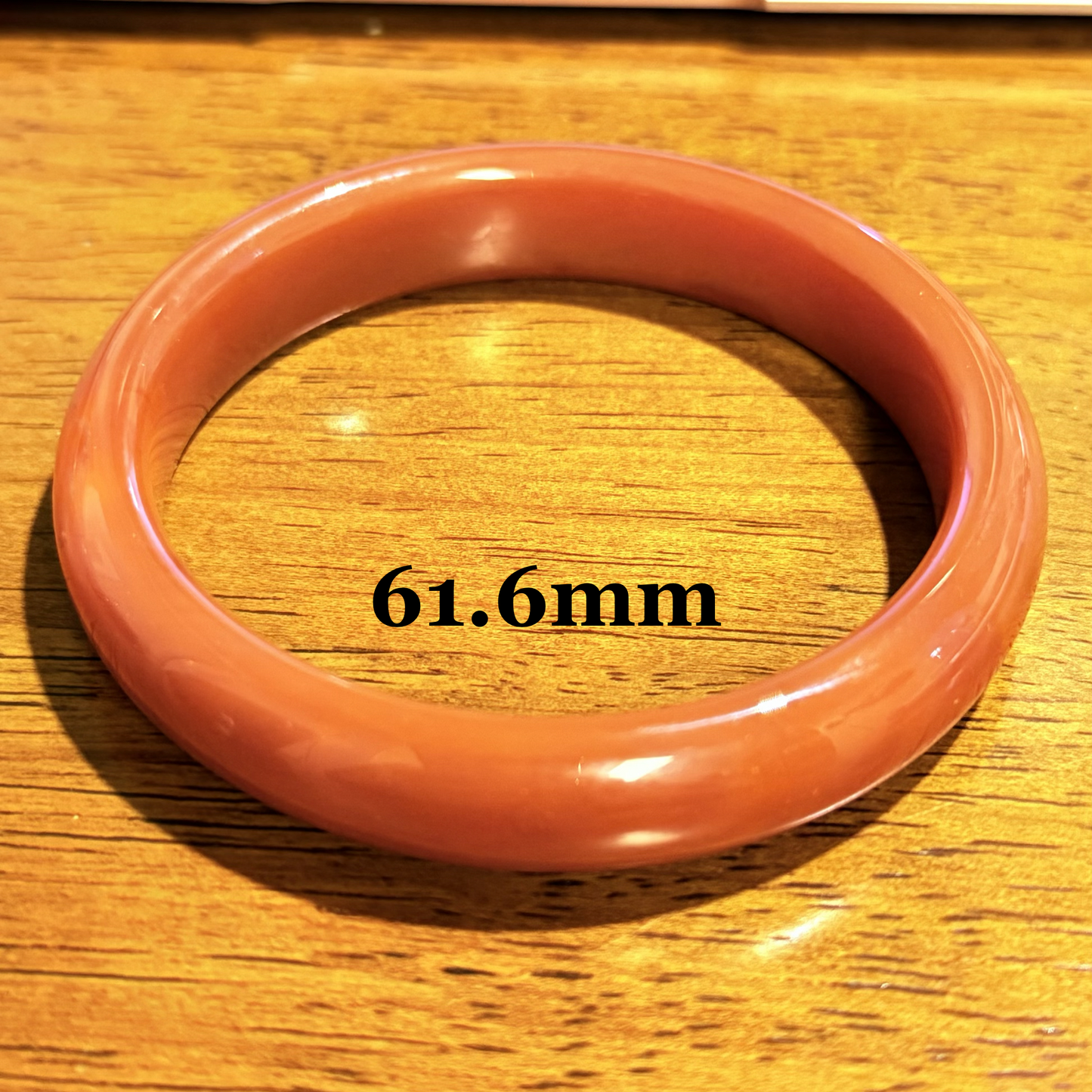 Carnelian Bangle Bracelet - Energy, Confidence S-XL wrist