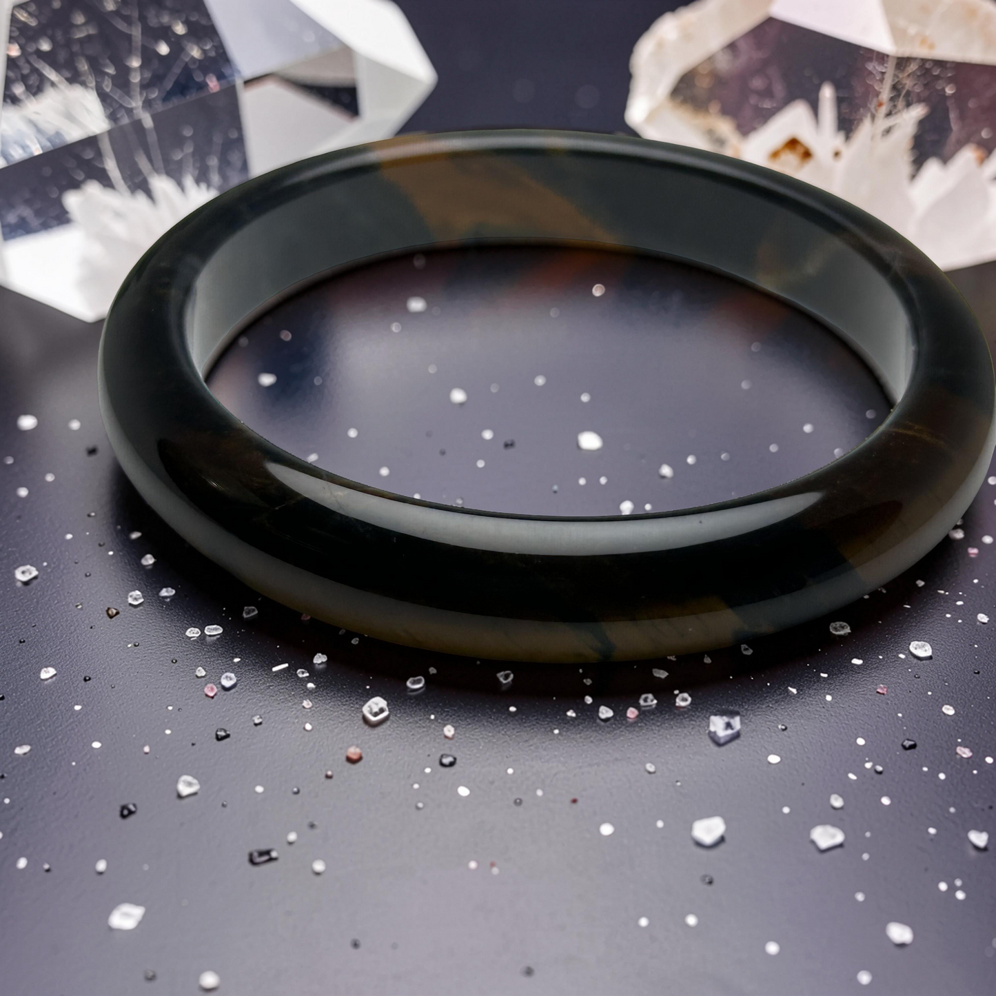 Natural Golden Tiger's Eye Bangle Bracelet