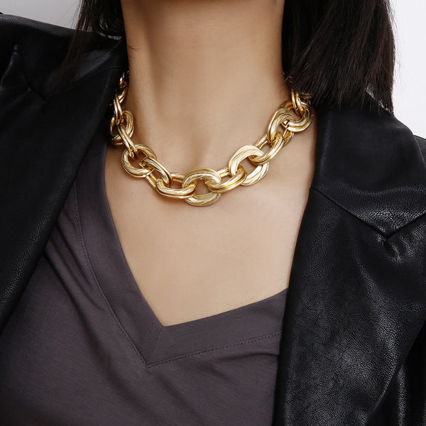 Fashion Domineering Chunky Necklace Men And Women