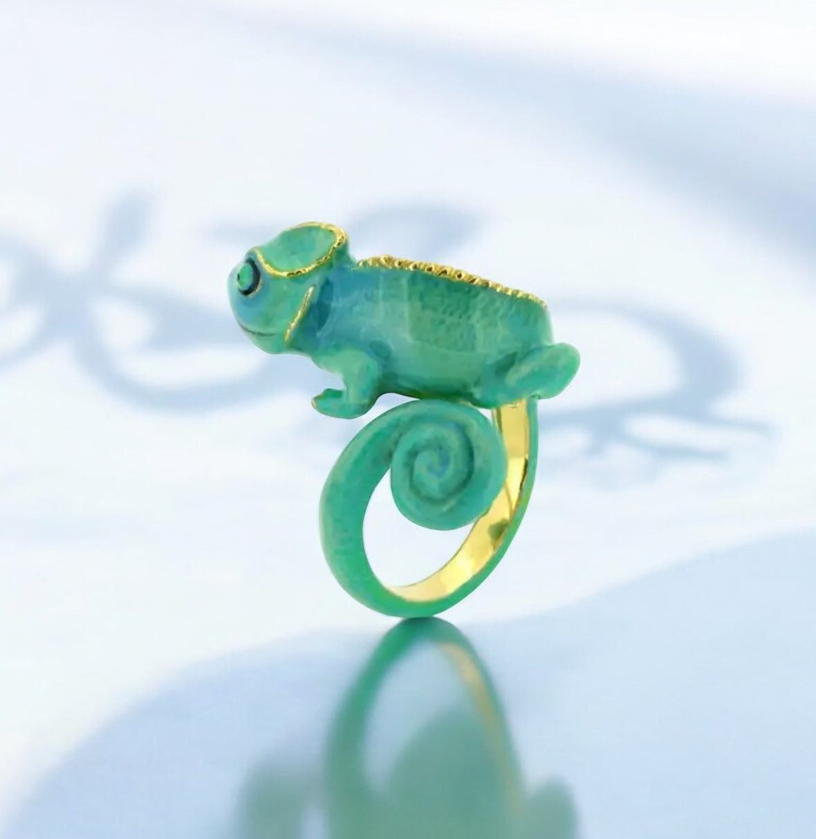 Color Me Charmed – Chameleon Wrap Ring