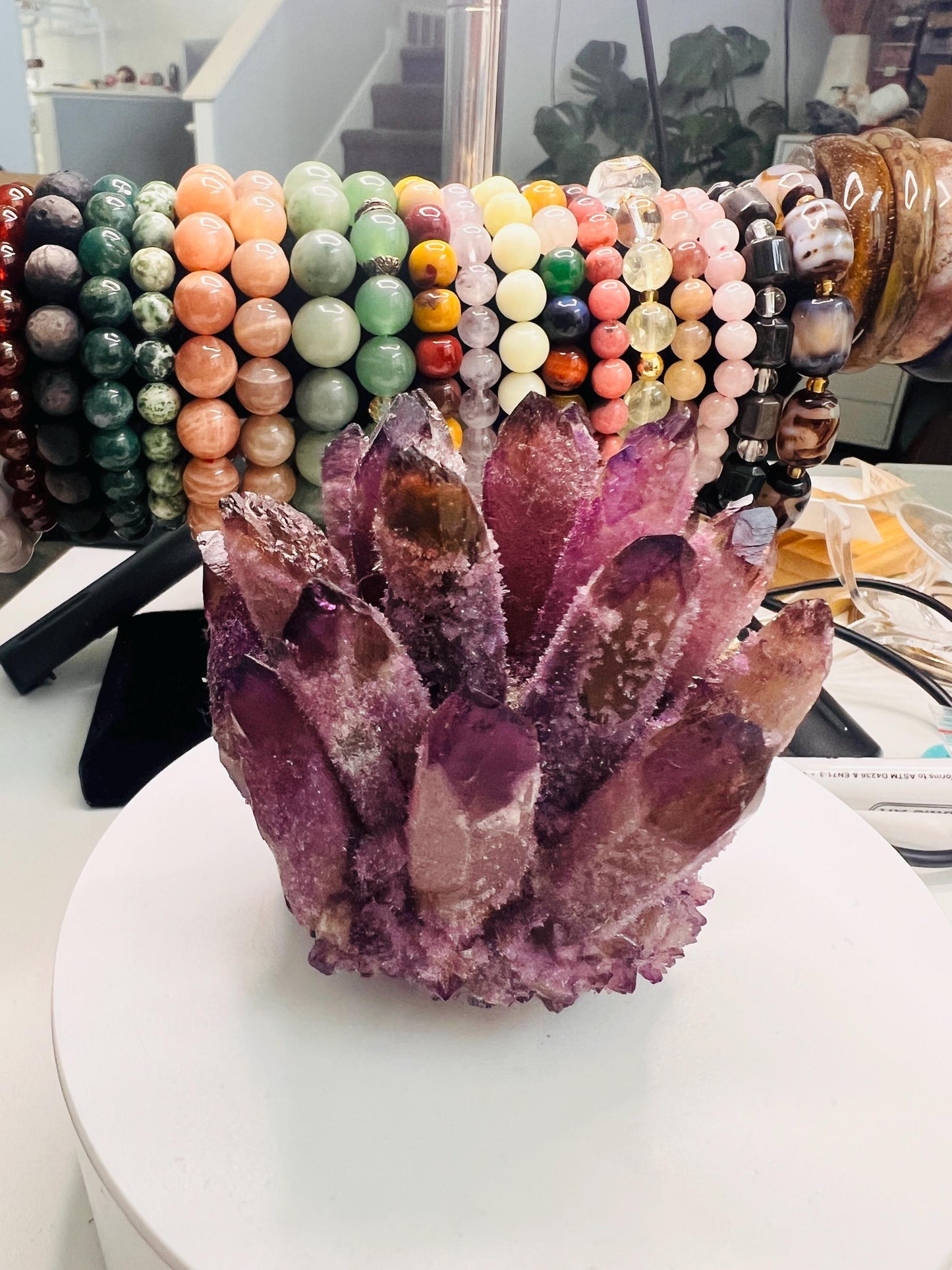 Natural Amethyst Crystal Cluster - High Quality Purple Quartz for Home Decor & Healing, Girls gift, Gifts for Mom,