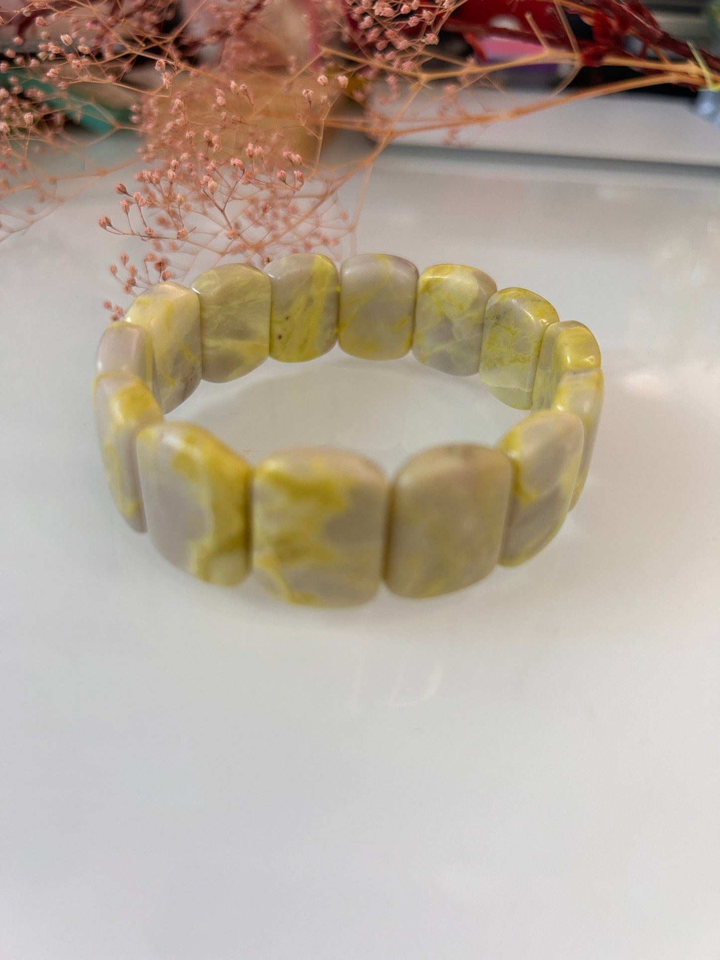 18cm Cauliflower Jade Bangle Bracelet - GreenJade Bracelet - Jade Bracelet - Chinese Green Jade - Gift for her Crystal Bangle - Jade Gift