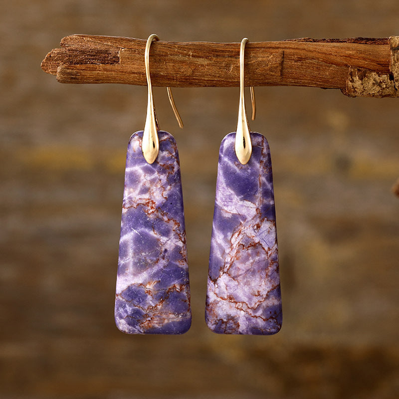 Bohemian Natural Stone Earrings