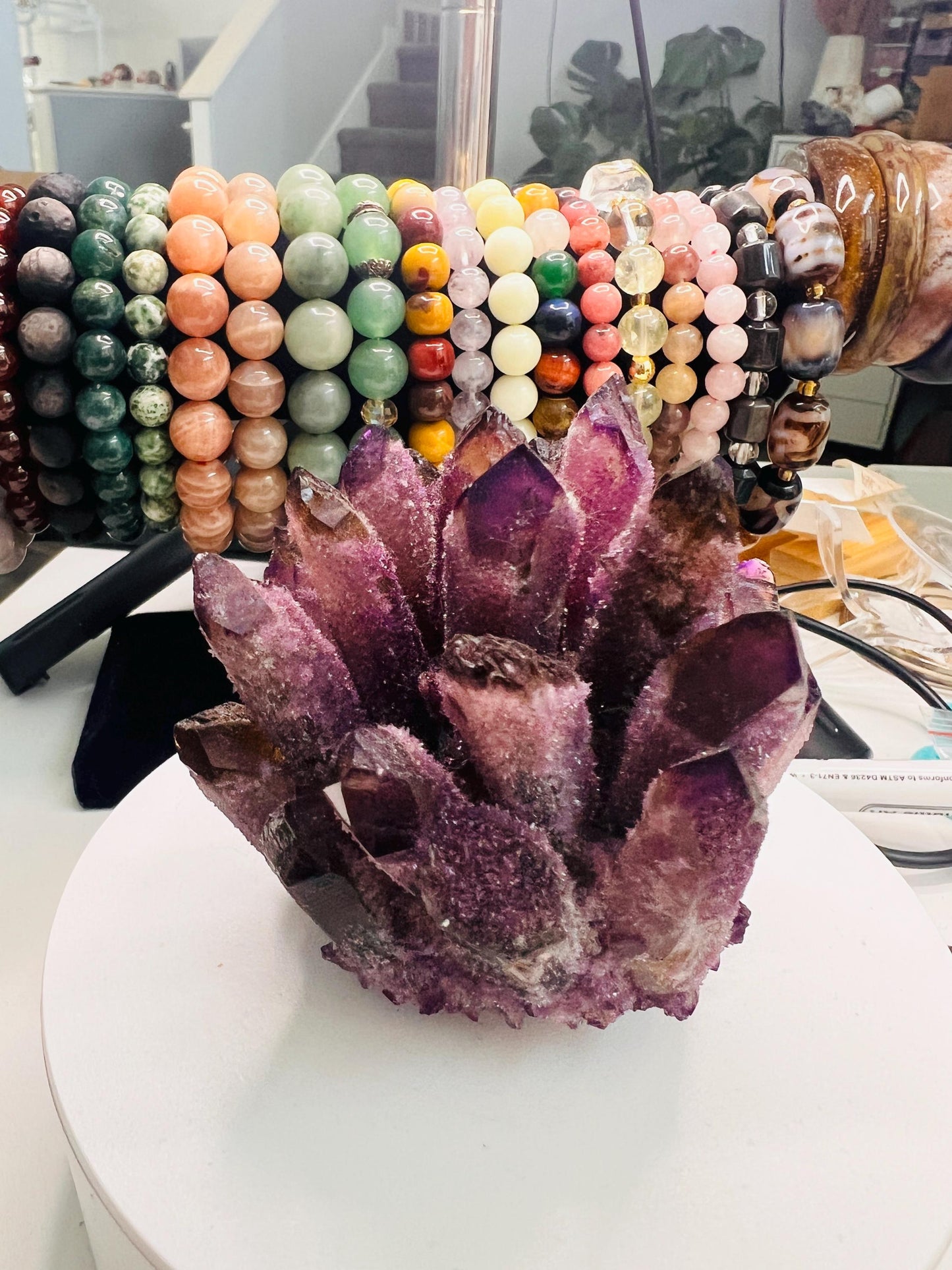 Natural Amethyst Crystal Cluster - High Quality Purple Quartz for Home Decor & Healing, Girls gift, Gifts for Mom,