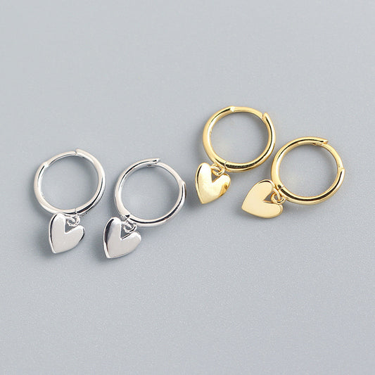 Love Heart Earrings Premium Temperament Earrings Jewelry |  Daith earring
