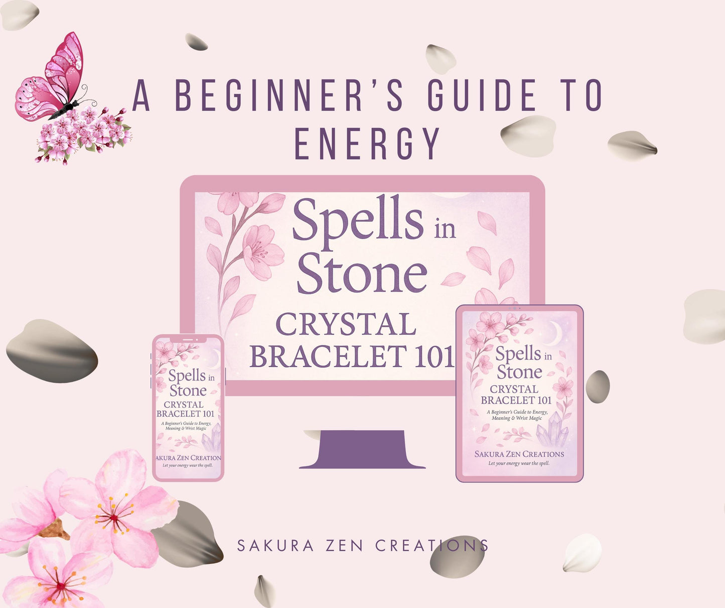 Crystal Bracelet Spell Guide: Beginner's PDF Spellbook (Digital Download)