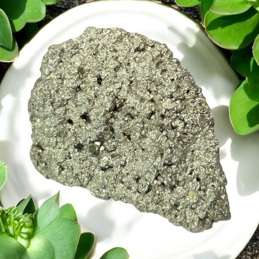 Natural Pyrite Druzy Cluster: For Abundance & Prosperity