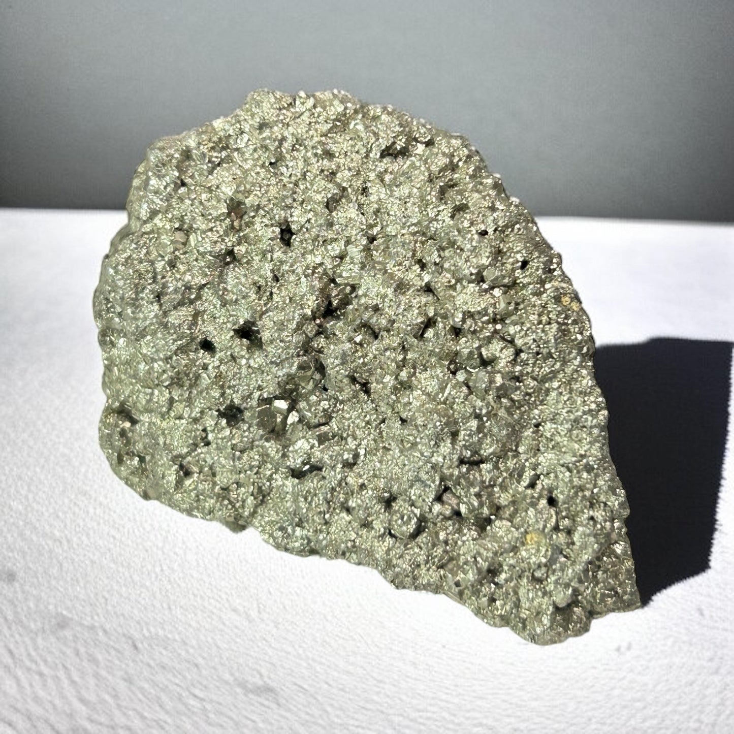 Natural Pyrite Druzy Cluster: For Abundance & Prosperity