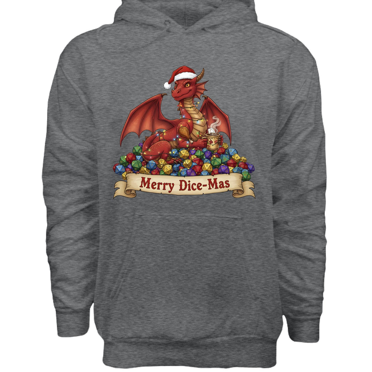 CHARCOAL HEATHER - FRONT